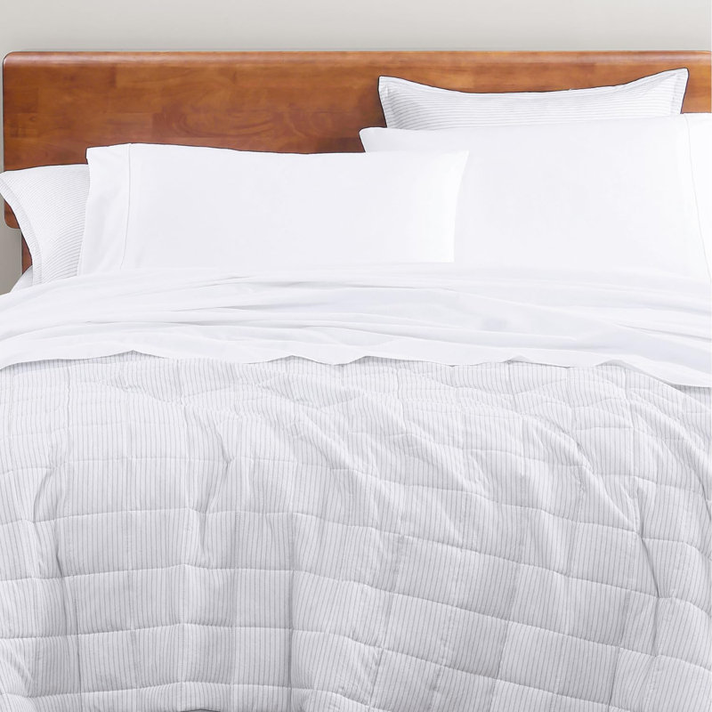QUALITY FLOORING INC. 100 Organic Cotton King Size Sheets Set 4Pc King Sheets Soft Breathable Sheets King Size Percale Weave Hotel Quality King Bed Sheets Wayfair